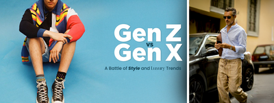 Gen Z vs. Gen X Men’s Fashion: A Battle of Style and Luxury Trends